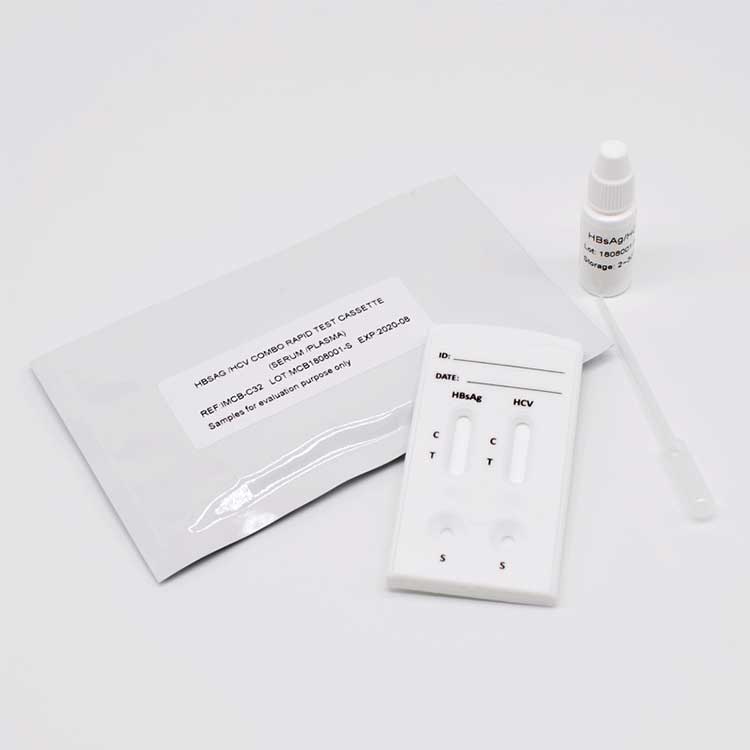 2 In 1 Hbsag Hcv Combo 2 Panel Test Rapid Kit