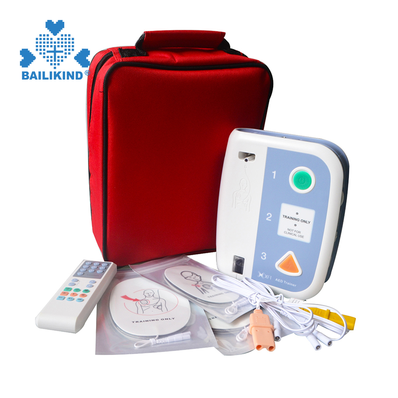 Cumu utilizà l'AED Trainer Automated External Defibrillator Teaching First Aid Training For CPR School Bilingual Teach Tools