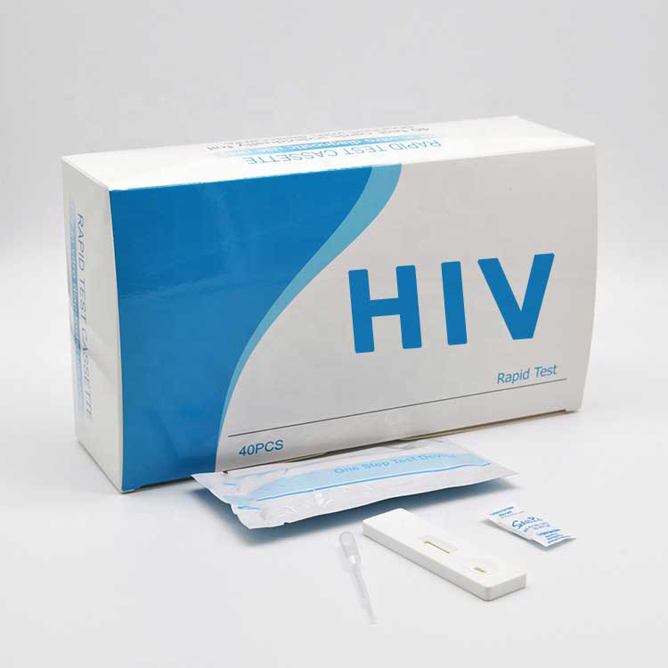 Aids 1 + 2 Kit di strisce di test rapidu di u sangue per u sangue