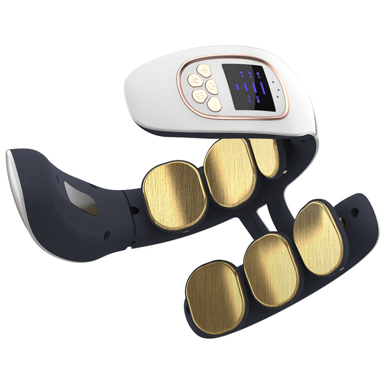 Cervical Vertebra Impulse Fisioterapia Agopuntura Terapia Magnetica Sollievu Strumentu di Dolore Elettricu Pulse Massager Collu