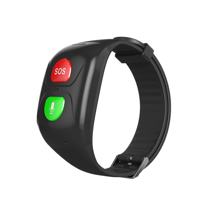 GSM GPRS Anziani SOS Una Chjave Aiutu Pulsante di Panicu Alarma d'Urgenza GPS Tracking in tempu Reale Monitor di Pressione Sanguigna di Frequenza Cardiaca