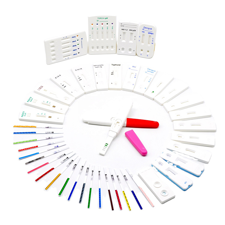 Antigenu Diagnosticu Medicu di Alta Precisione è Anticorpu Neutralizzante Malaria Igg Igm Hiv Hcg Flus Pcr A+b Swab Rapid Test Kit