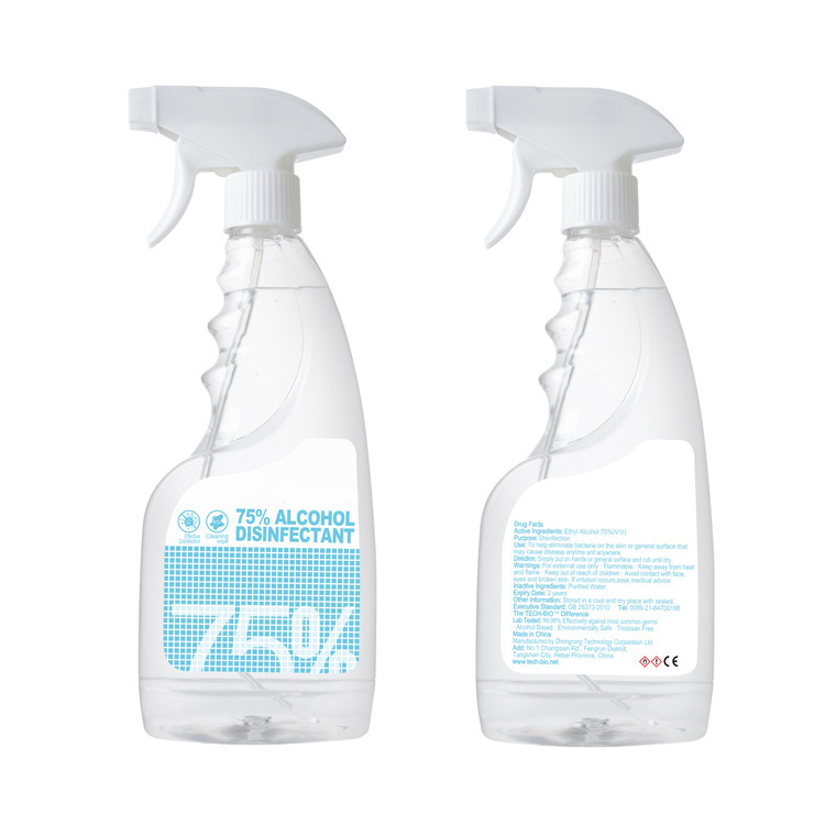 Spray Disinfettante di Alcolu Ipocloroso Medicu