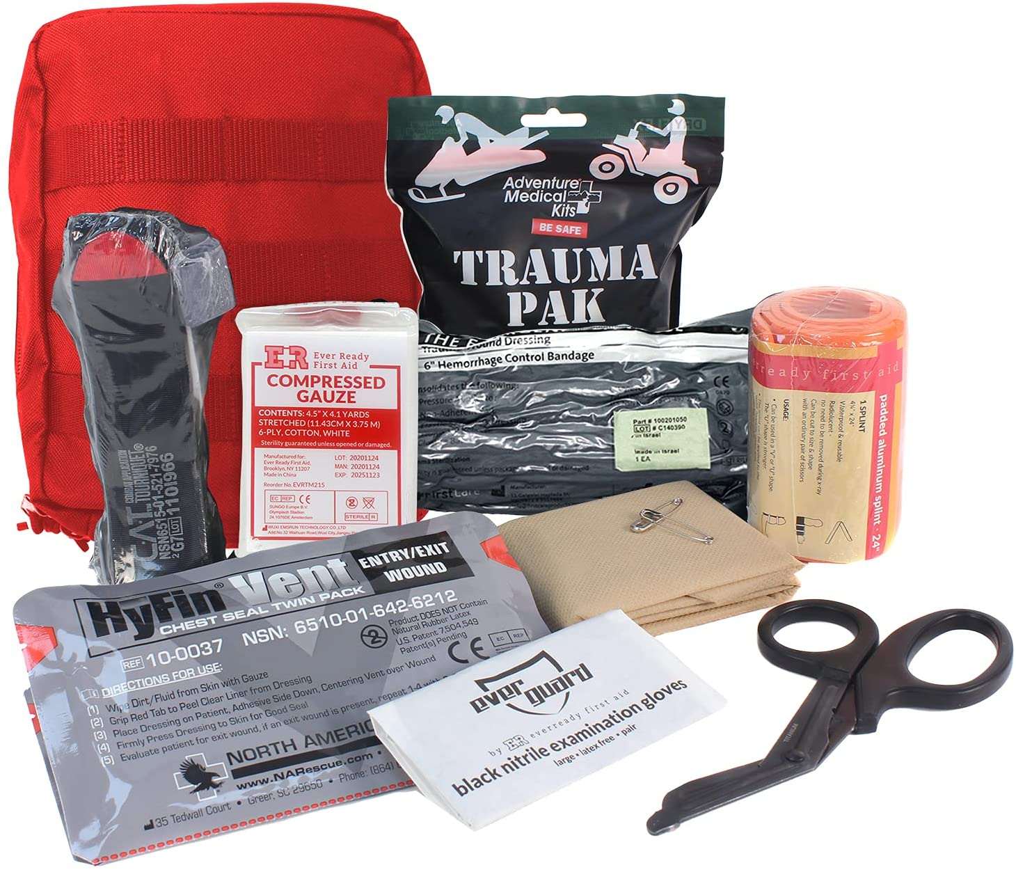 Borsa rossa per kit d'emergenza